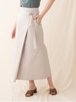 ダブルドビータックスカート/ベージュ