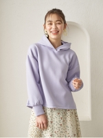 ダンボールニットベーシックパーカー/ラベンダー