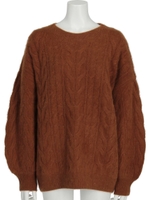 チュニックニットPO/キャメル