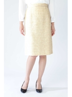 ツィードＡラインスカート/ベージュ(040)