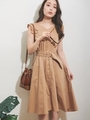 テールカットサマーワンピース/ベージュ