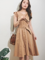 テールカットサマーワンピース/ベージュ