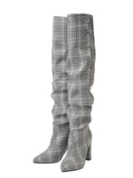 デザインルーズブーツ/GRAY