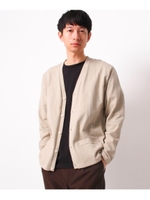 トルコオーガニックコットンベーシックカーディガン/ベージュ(052)