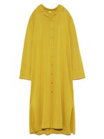 ニットシャツロングカーディガン/YEL