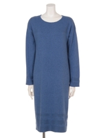 ニットワンピース/ブルー