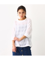 バックリボン トップス/WHT