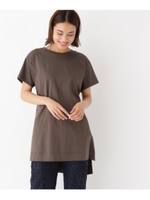 バックリボンチュニック/ダークブラウン(043)