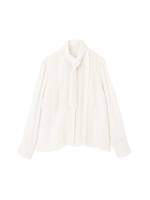 パーシスボウタイブラウス/CHALK(030)