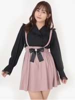 ビジューリボンジャンスカ/ピンク