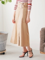 フロントZIP　SK/ベージュ