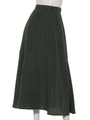 プリントロングスカート/GREEN