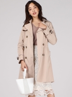 ベーシックトレンチコート/ベージュ