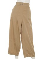 ベルト付きボール・パンツ/ベージュ