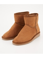 ムートンライクアンクルブーツ/CAM