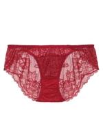 ラインフラワーレース 単品Tバック/RED