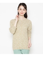 ラメミックスニットプルオーバー/レモンイエロー(431)