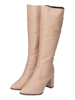 ロングブーツ/ベージュ