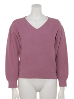 後ろリボンゆるPO/パープル