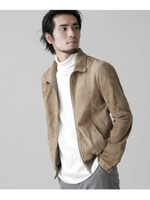 別注レザートラックジャケット/ベージュ(040)