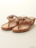 【ITALIAN　SHOEMAKERS】2色メッシュトングサンダル