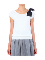 リボンニットプルオーバー