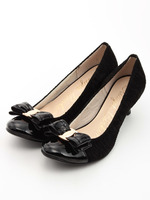 【Bridget　Birkin】金具コンビリボンパンプス