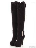 【vanitybeauty】スエードベルトブーツ