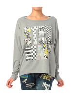 プリントレイヤード風プルオーバー