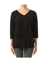 アシンメトリーペプラムトップス