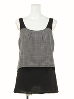 グレンチェックショートTOP