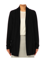 タック留めカーディガン