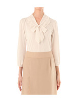 フリルリボンプルオーバー