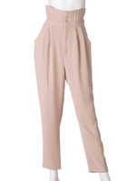 フロントボタンハイウエストパンツ