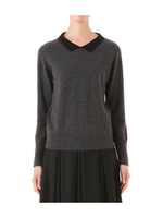 [S]配色カラーニット