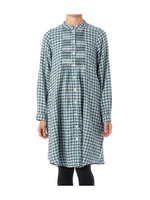 ギンガムチェックWガーゼワンピース