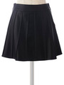 プリーツフウレザースカート