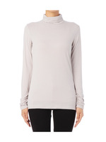 ハイネックギャザープルオーバー