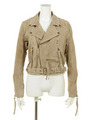 SUEDE LEATHER RIDER'S JACKET