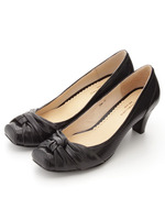 牛革らくちんパンプス