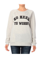 ロゴ入りラグランスリーブプルオーバー