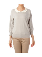 付け襟ニットプルオーバー