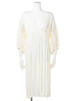 LACE & JERSEY ONE-PIECE