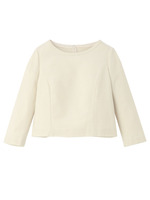 ピンヘッド織クロップドプルオーバー