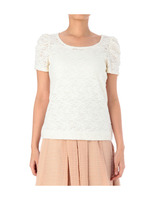 レースリボンプルオーバー