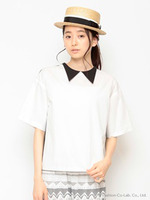 BI-COLOR SHIRT BLOUSE