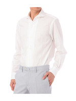 DRESSTERIOR コットンリネンスラブシャツ