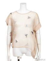 TRIANGLE BEADS PULLOVER