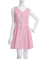 【girly】2wayロゴストライプワンピース