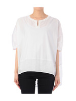 コクーンシルエット切り替えブラウス